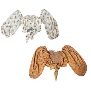 ‼️‼️BUNDLE TIE CROP TOPS‼️‼️